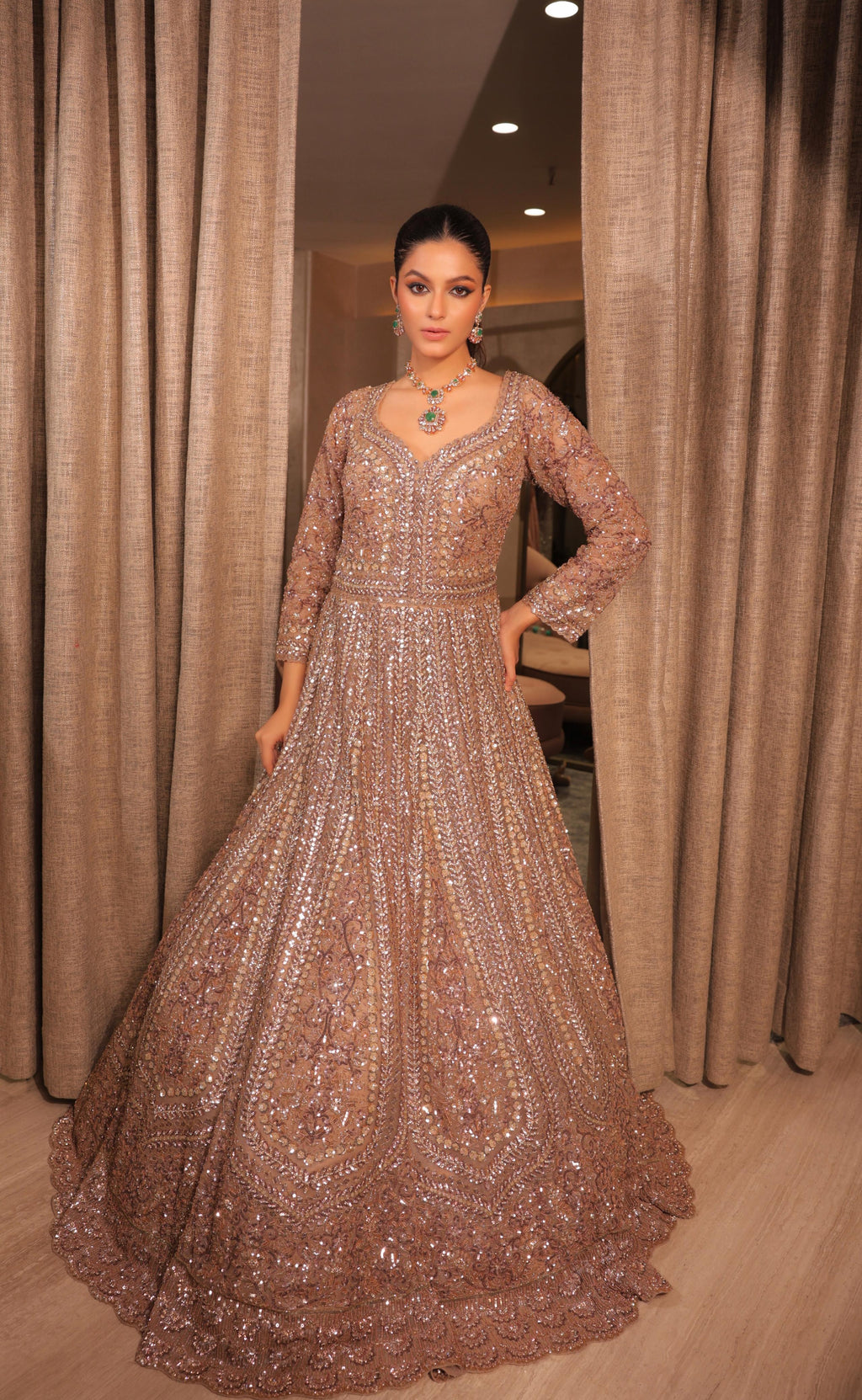 Ambre Glow Anarkali